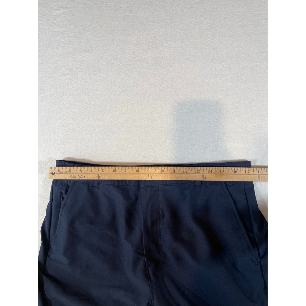 Marc New York Mens Performance Tech Pants Navy Blue Stretch 34/29 Travel Chino